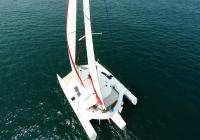 trimaran from above